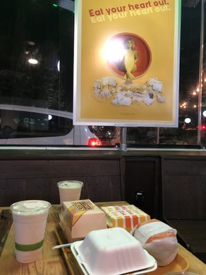 True fast food classic.   Drive thru and all    at Plant Power Fast Food in Long Beach