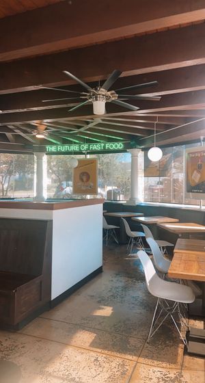 inside   at Plant Power Fast Food in Long Beach