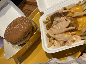 Big Zac & Iconic Fries at Plant Power Fast Food in Long Beach