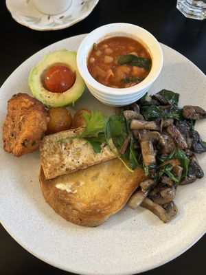 Vegan Breaky little version   at Samuel Pepys Cafe in Launceston