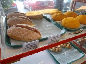 Vegan Bakery Case with tons of options at Family Baking in Chamblee