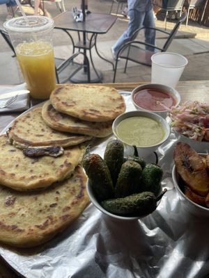   at Monse's Pupuseria in Colorado Springs