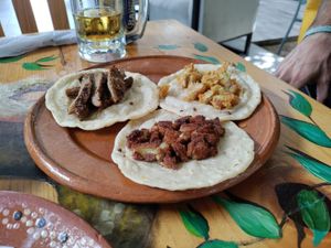 Tacos at Aguacate Limon in Tulum