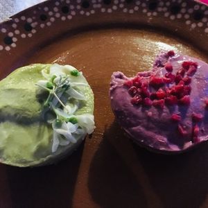 Cheesecakes, you got to try them!! at Aguacate Limon in Tulum