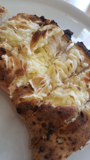 Vegan calzone at Pizza D'Artista in Povoa De Varzim