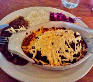 Stuffed poblano pepper at The Burrow in Vancouver