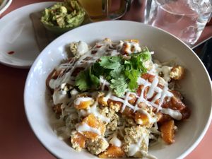 Burrito bowl at The Burrow in Vancouver