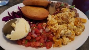 The Breakfast - veganised at The Burrow in Vancouver