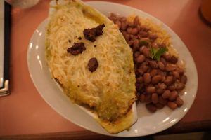 Vegan Enchiladas  at The Burrow in Vancouver