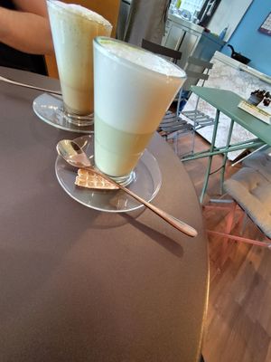 Café Match und Latte at Eisdiele Frohnatur in Kassel