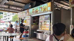 Zi Zai occupies two stalls at Circuit Road Hawker Centre   at Zi Zai Vegetarian 自在齋 - Circuit Rd in Central Singapore