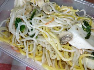 Hokkien noodles (takeaway) at SHU Vegetarian 蔬方斋 - Woodlands in North Singapore