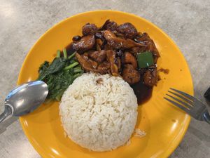 素宫保鸡丁饭 #Veganuary at SHU Vegetarian 蔬方斋 - Woodlands in North Singapore