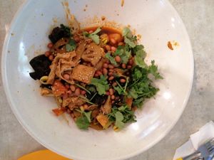 Mala hot pot at SHU Vegetarian 蔬方斋 - Woodlands in North Singapore