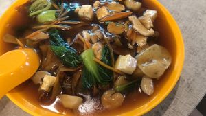 Hor fun at SHU Vegetarian 蔬方斋 - Woodlands in North Singapore
