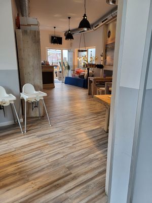 Inside seating at Blauths in Cuxhaven