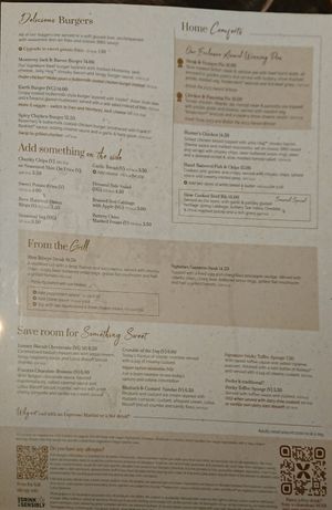 Sunday menu page 2 at The Squirrel in Farnborough