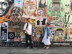 Having fun :) at Florentine Vegan Experiences in Buenos Aires