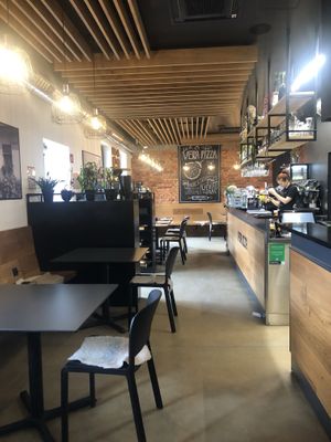 inside at Peruzza in Ljubljana