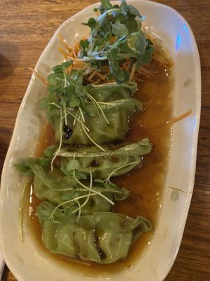 Vegetable Gyoza  at East by Southwest in Durango