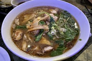 Vegan ramen  at East by Southwest in Durango