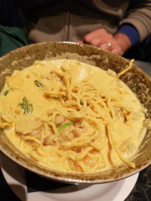 some vegan curry dish - bit too spicy for me at East by Southwest in Durango