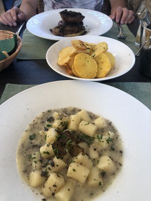 Black truffle gnocchi at Dalmatino in Hvar