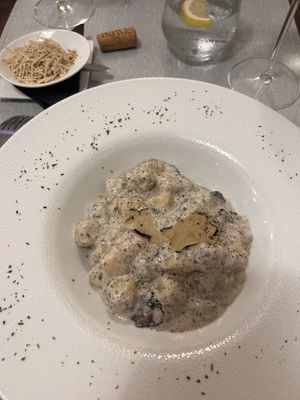 truffle gnocchi  at Dalmatino in Hvar