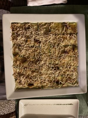 Zucchini Carpaccio   at Dalmatino in Hvar