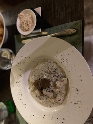 Truffle gnocchi   at Dalmatino in Hvar