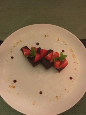 Chocolate cake 🤪 at Dalmatino in Hvar