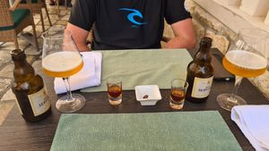 Tasting of korab and more local liquor at Dalmatino in Hvar