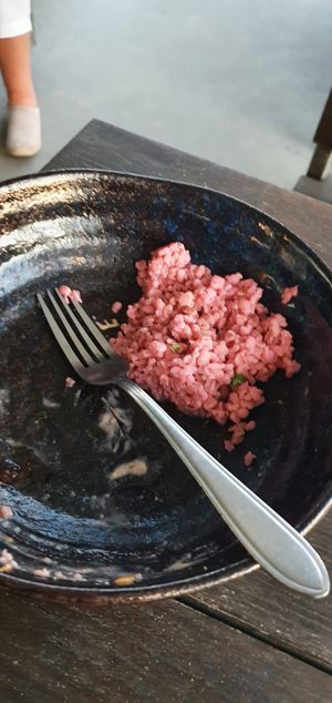 Beetje veel koude quinoa bij de ookal koude budda bowl. Brrrrrr at Timboektoe in Velsen Noord