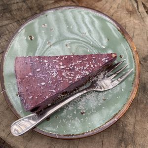 Vegan blueberry cheesecake ❤️ at Club Zand in Castricum