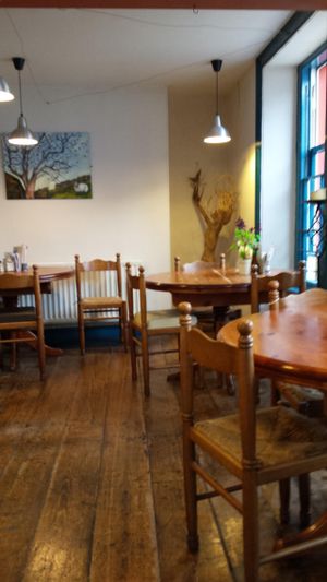 Inside restaurant at The Treehouse Restaurant in Aberystwyth