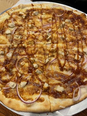 BBQ chicken pizza  at Costa Pizza in New Haven