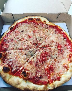 Daiya pizza at Costa Pizza in New Haven