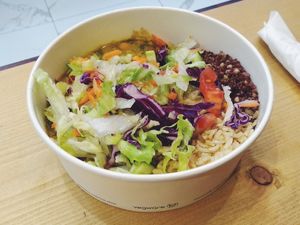 Butternut, Lentil, & Spinach Stew at Ila Cafe in South East London