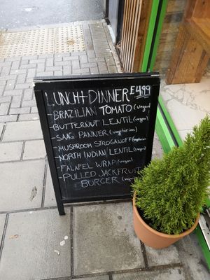 Outside at Ila Cafe in South East London