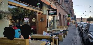 Outside view at Bombay Street in Gothenburg