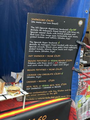  menu at Pinchito LTD in Cambridge