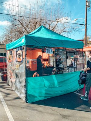 Pop-up at Greater Rose Garden Farmers Market at California Vegan Food Company in San Jose