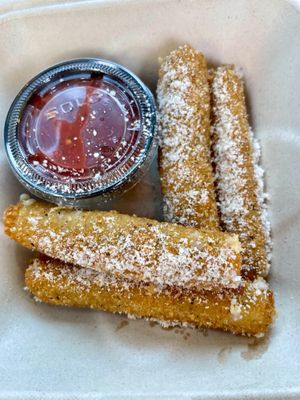 Mozz Stix at Possum Pizza in Austin