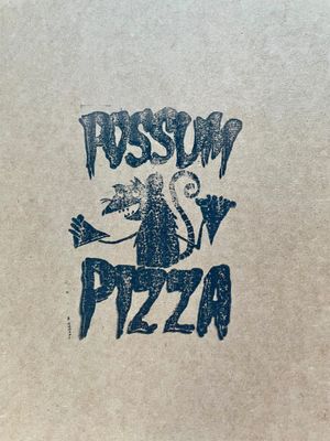 Box at Possum Pizza in Austin