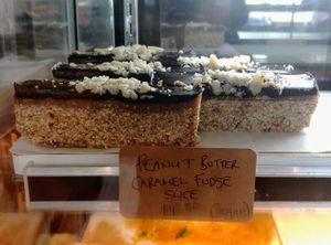 Peanut butter caramel fudge at Desta in Preston