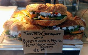 Savoury croissant at Desta in Preston