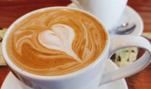 Soy latte (large)  at Desta in Preston