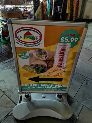  at Mr Falafel in West London