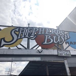 Market  at Mr Falafel in West London