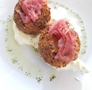 Vegan/Gluten-free Falafel  **we have a separate vegan/gluten free fryer** at Goldfinch in Black Mountain